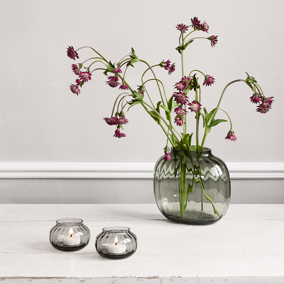 Primula Ljuslykta Ø9,5cm Rökfärgad