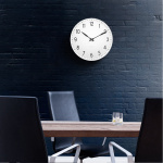 Station Ø48 Väggklocka Vit Station Ø48 Väggklocka Vit