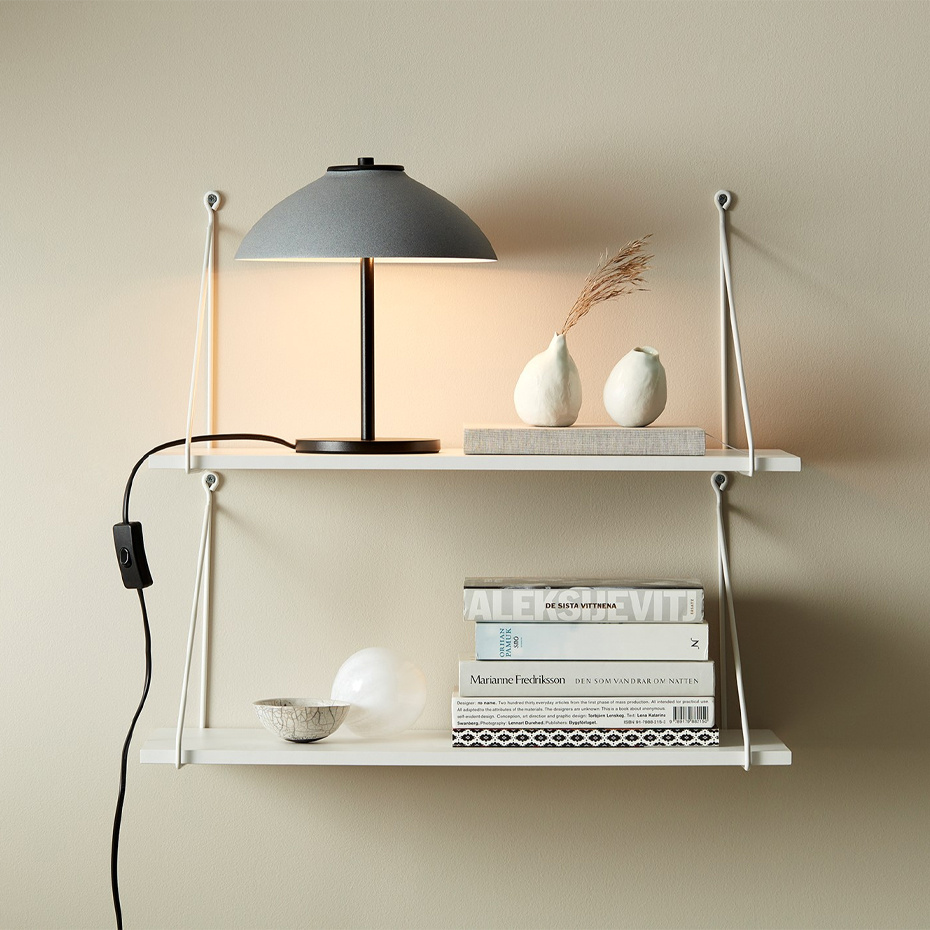 Vali Bordslampa Svart Struktur