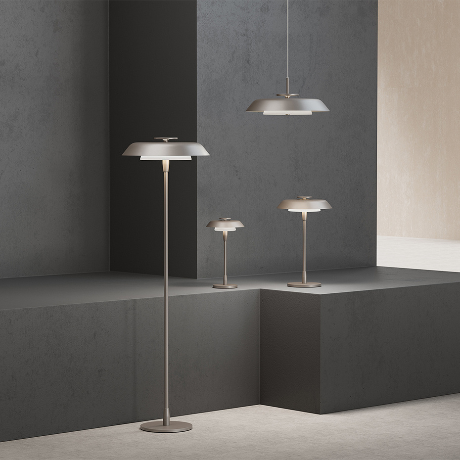 Horisont Bordslampa H36,5cm Metallic Champagne