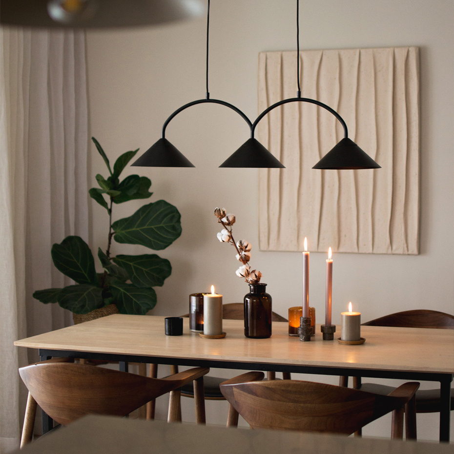 Curve 3 Pendel Beige