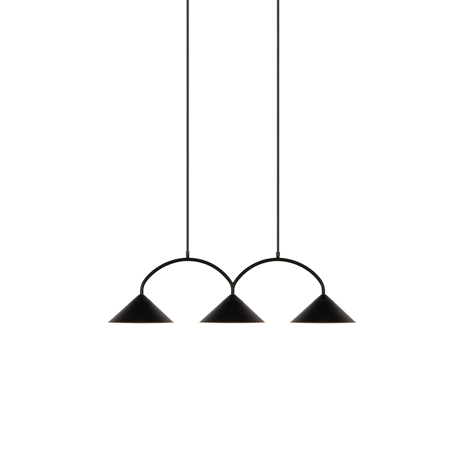 Curve 3 Pendel Svart