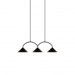 Curve 3 Pendel Svart Curve 3 Pendel Svart