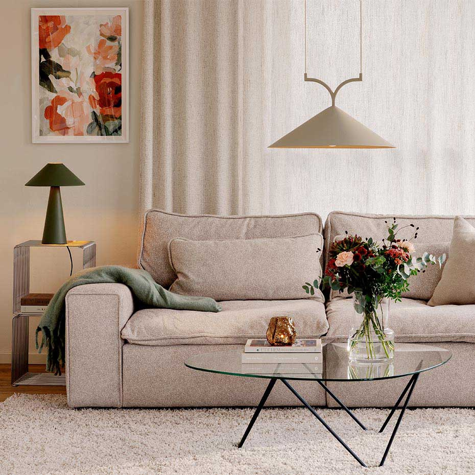 Curve 50 Pendel Beige