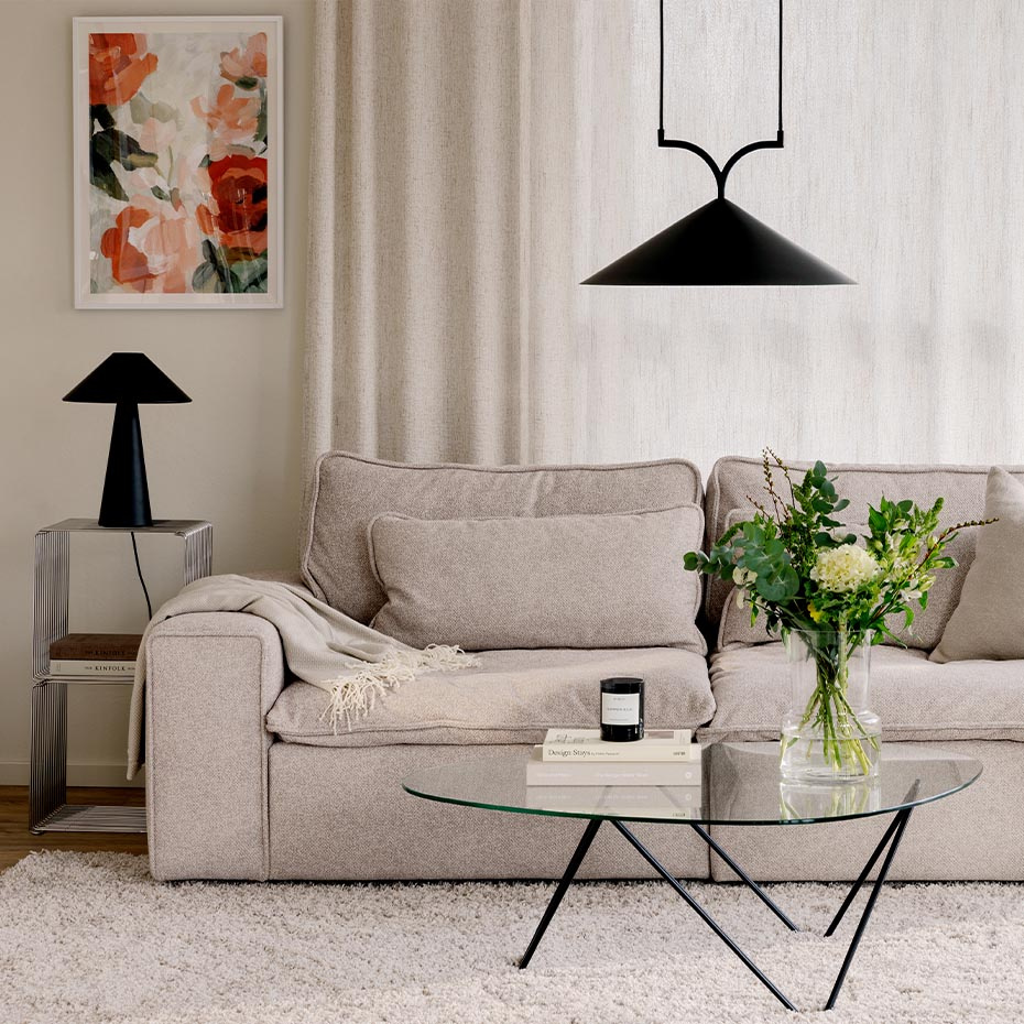 Curve 50 Pendel Svart