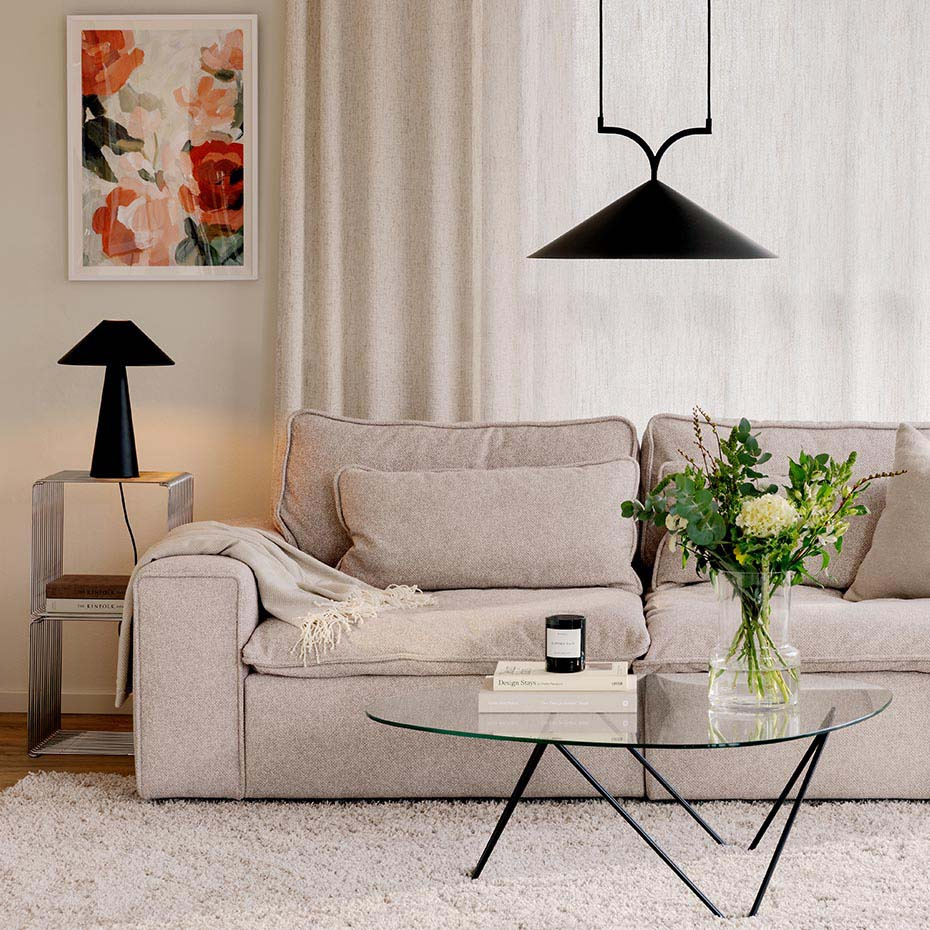 Curve 50 Pendel Svart