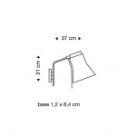 Petite 4630 Vägglampa Walnut Petite 4630 Vägglampa Walnut