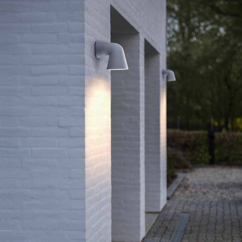 Front Single Vägglampa Sand