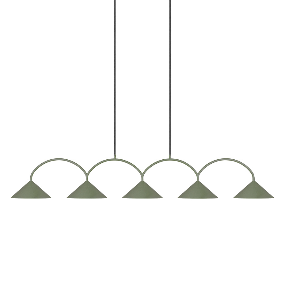 Curve 5 Pendel Grön