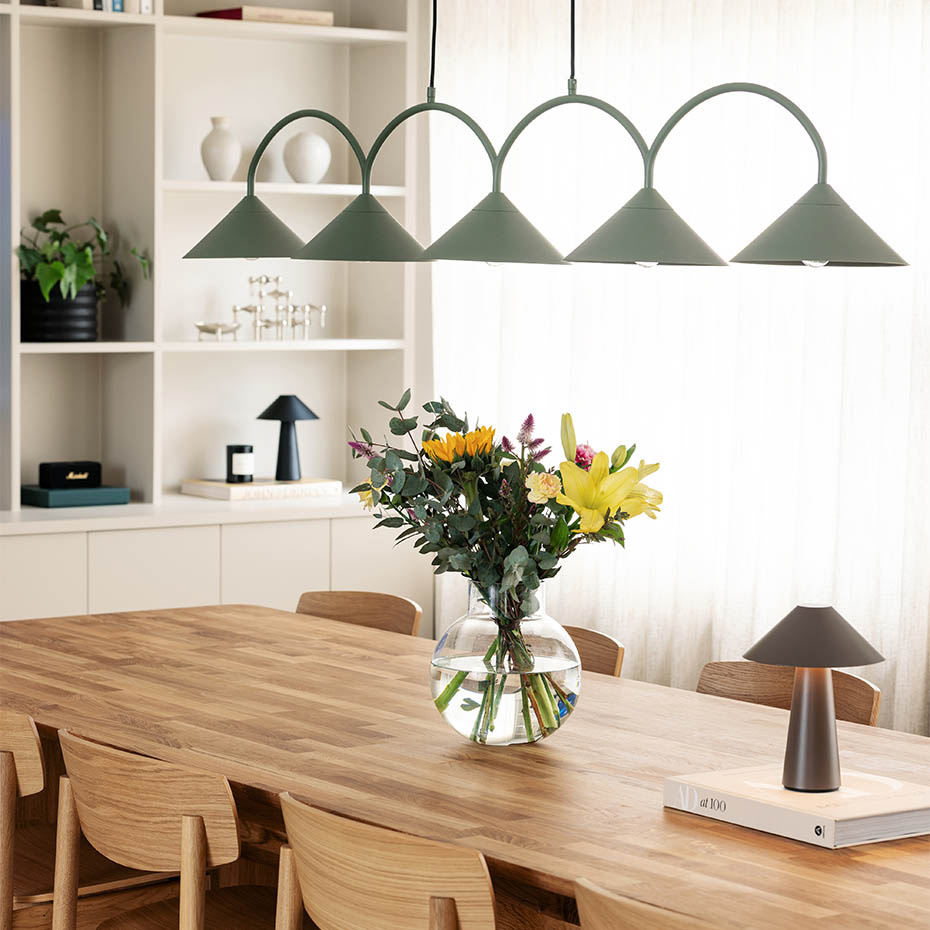 Curve 5 Pendel Grön