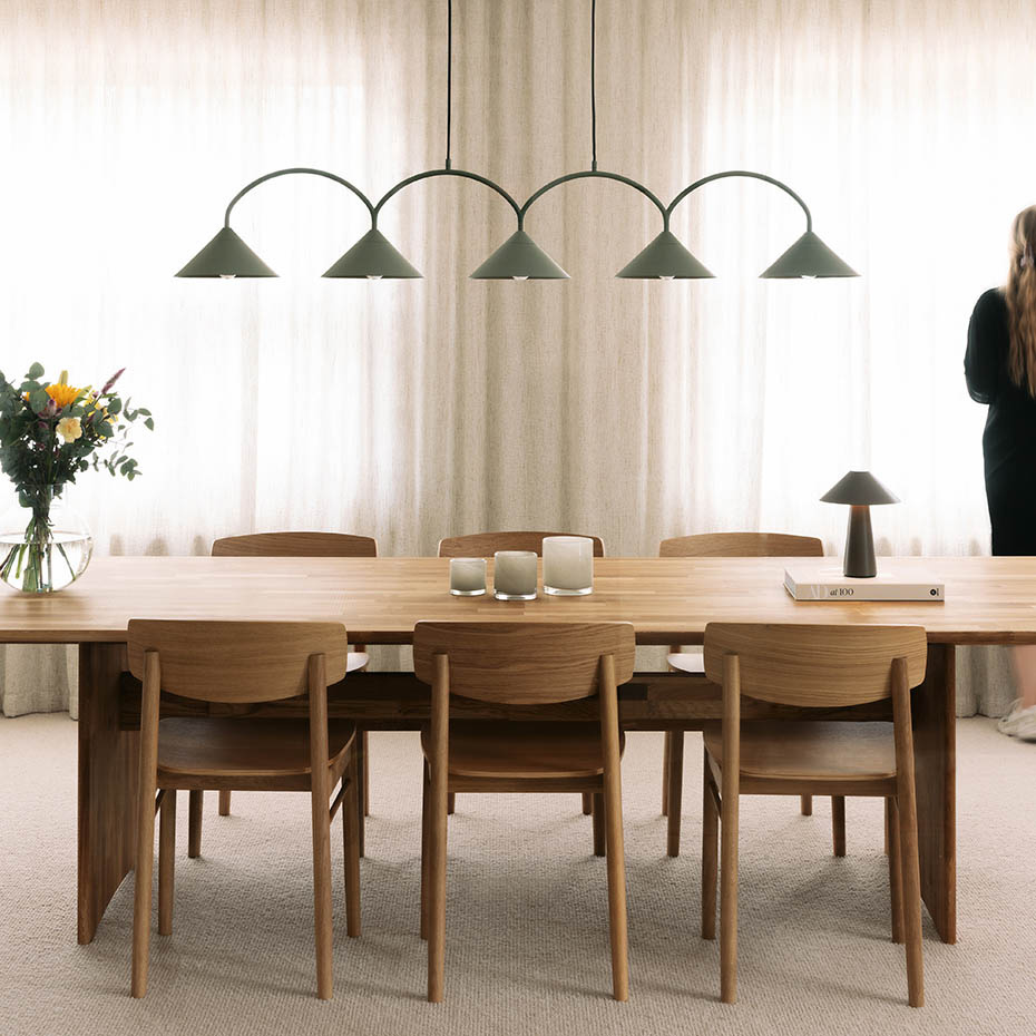 Curve 5 Pendel Grön