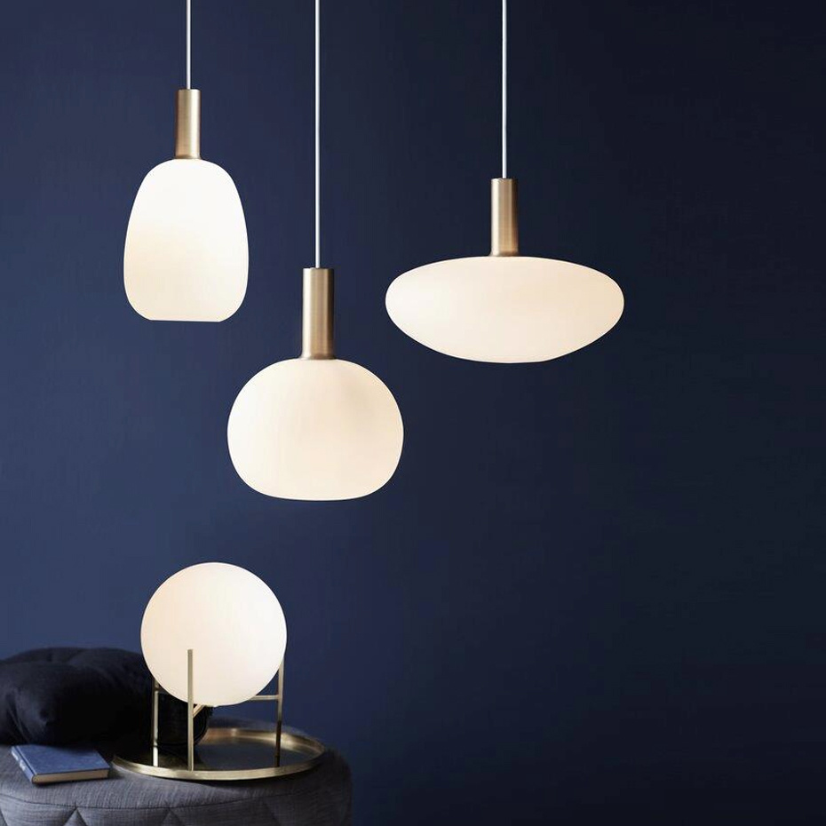 Alton 23 Pendel Mässing/Opalglas