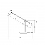 Cato Bordslampa Mattvit Cato Bordslampa Mattvit