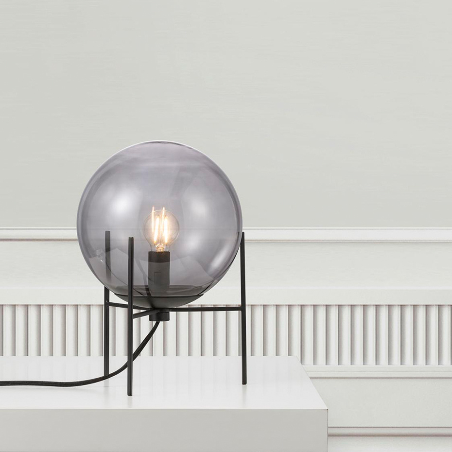 Alton Bordslampa Rökfärgad/Svart