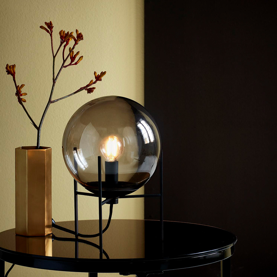 Alton Bordslampa Rökfärgad/Svart