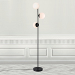 Lilly Golvlampa Svart/Opalglas Lilly Golvlampa Svart/Opalglas