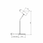 Tyson Bordslampa Vit Struktur Tyson Bordslampa Vit Struktur