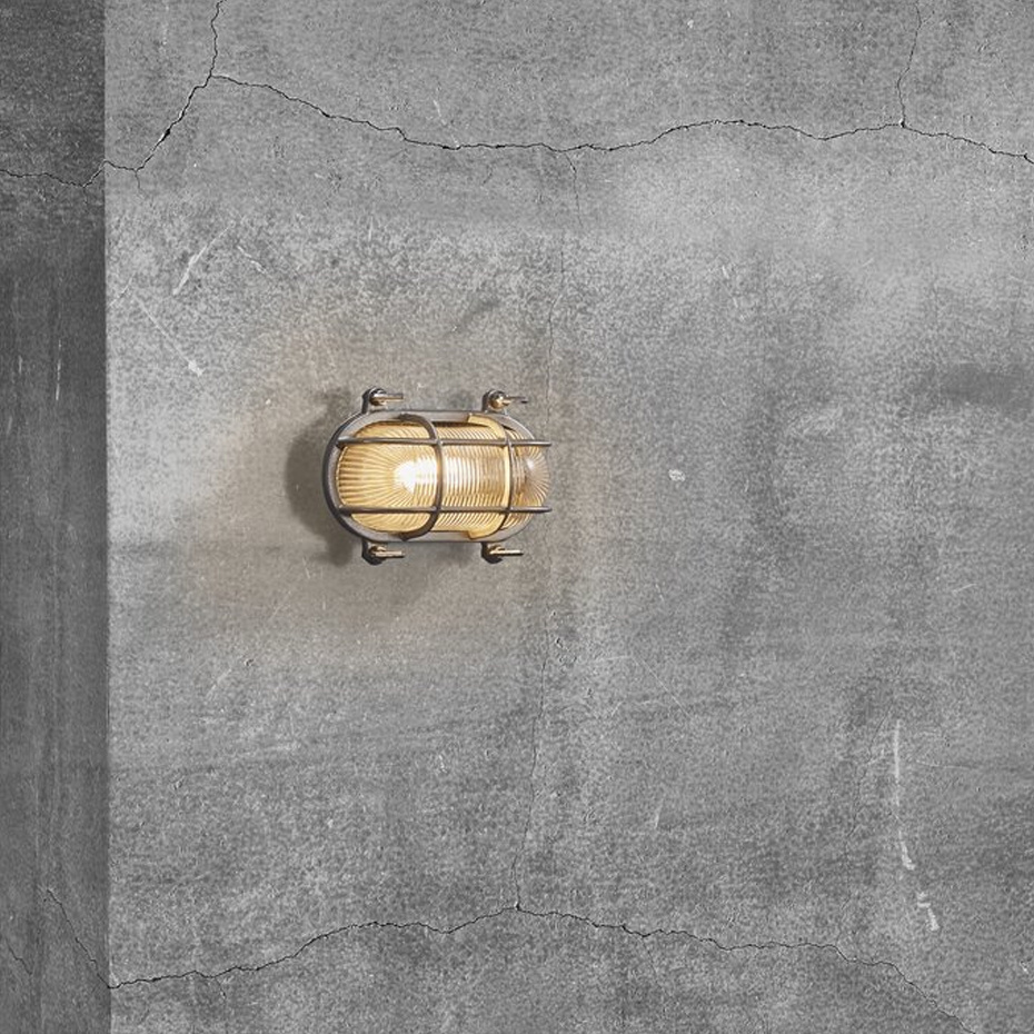 Helford Vägglampa Nickel