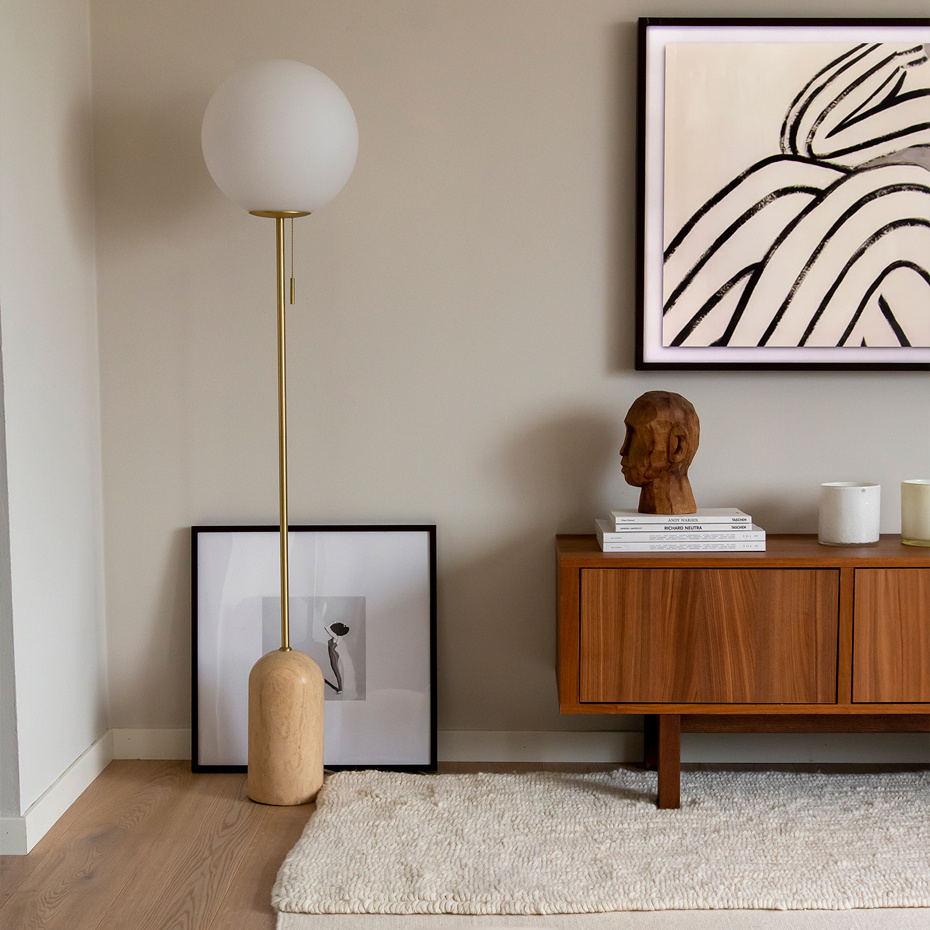 Torrano Golvlampa Travertin