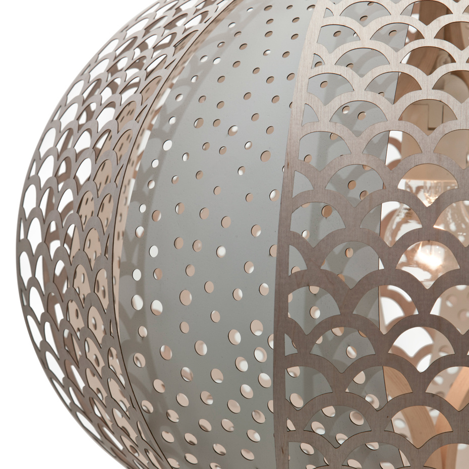 Knopp Pendel Stor Blå