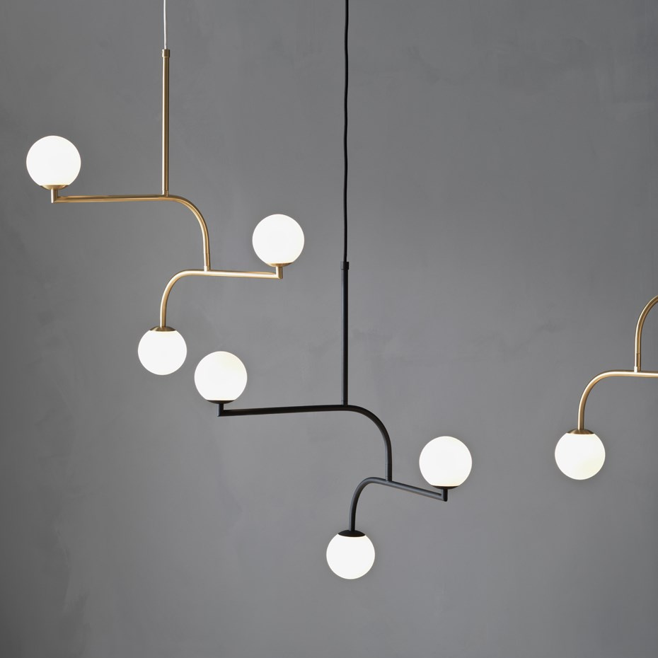 Mobil 70 Pendel Brass/Opal