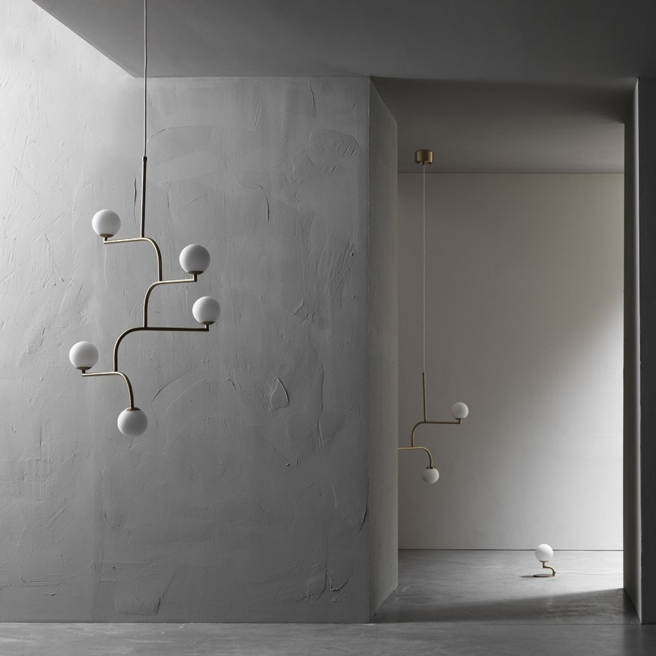 Mobil 70 Pendel Brass/Opal