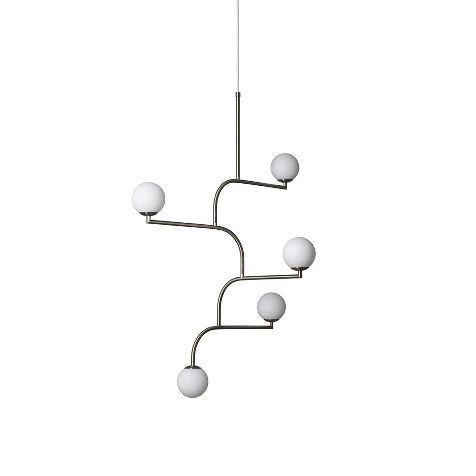 Mobil 100 Pendel Nickel/Opal