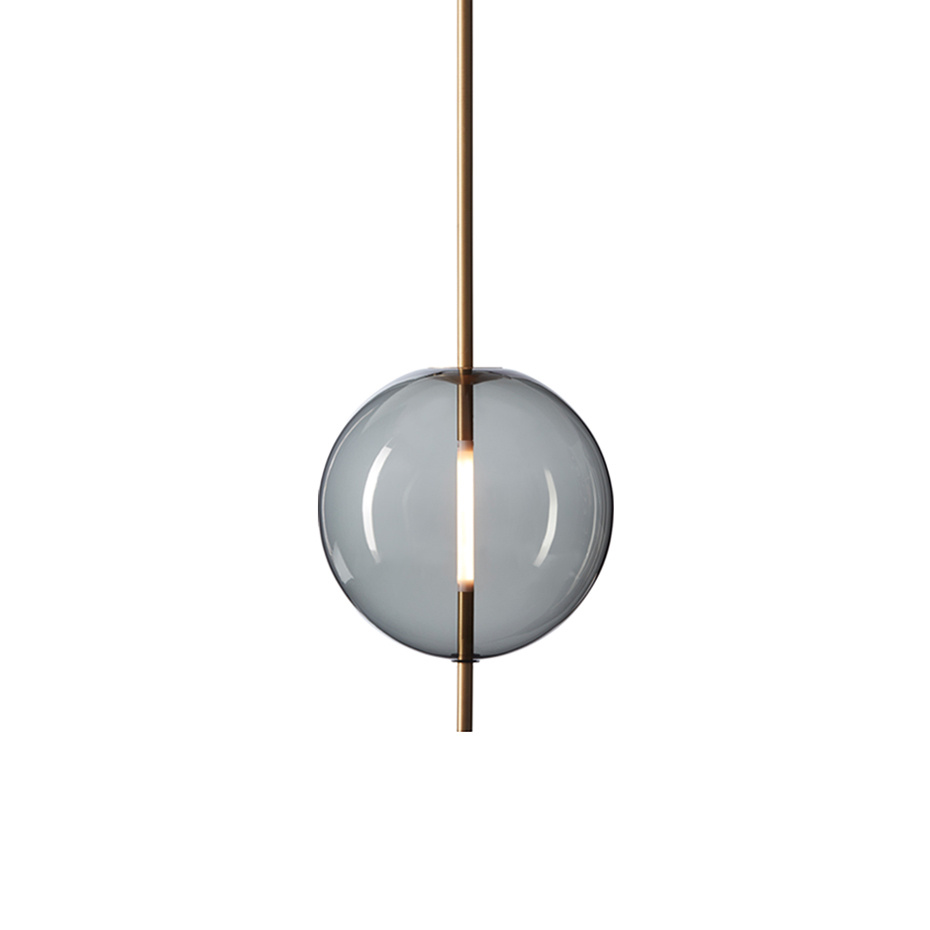 Kandinsky 30 Pendel Smoked Grey/Brass