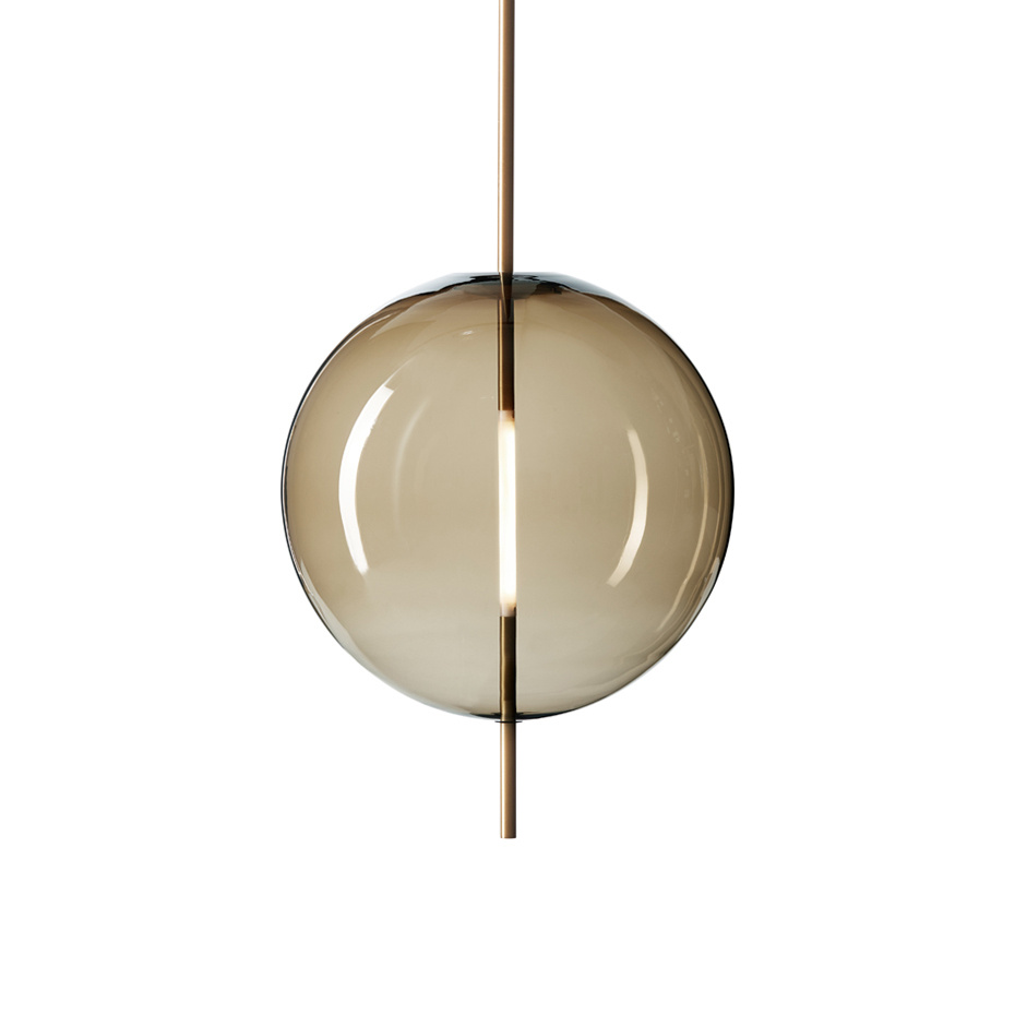 Kandinsky 45 Pendel Smoked Brown/Brass