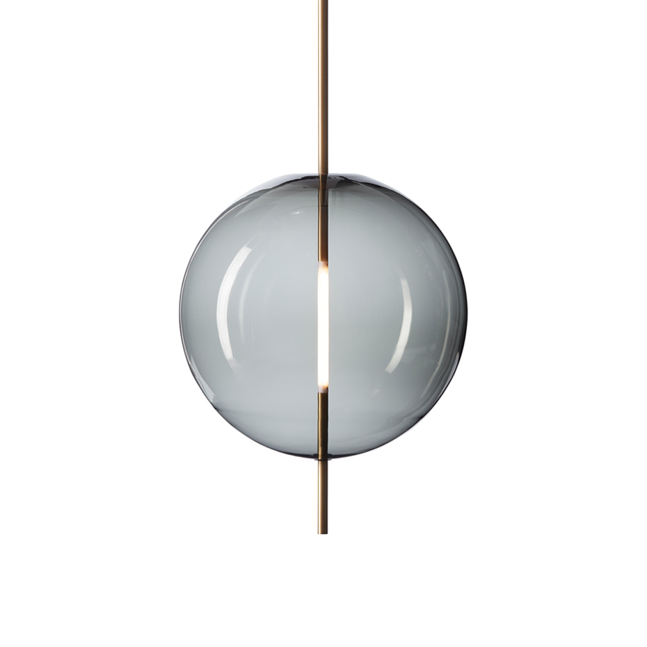 Kandinsky 45 Pendel Smoked Grey/Brass