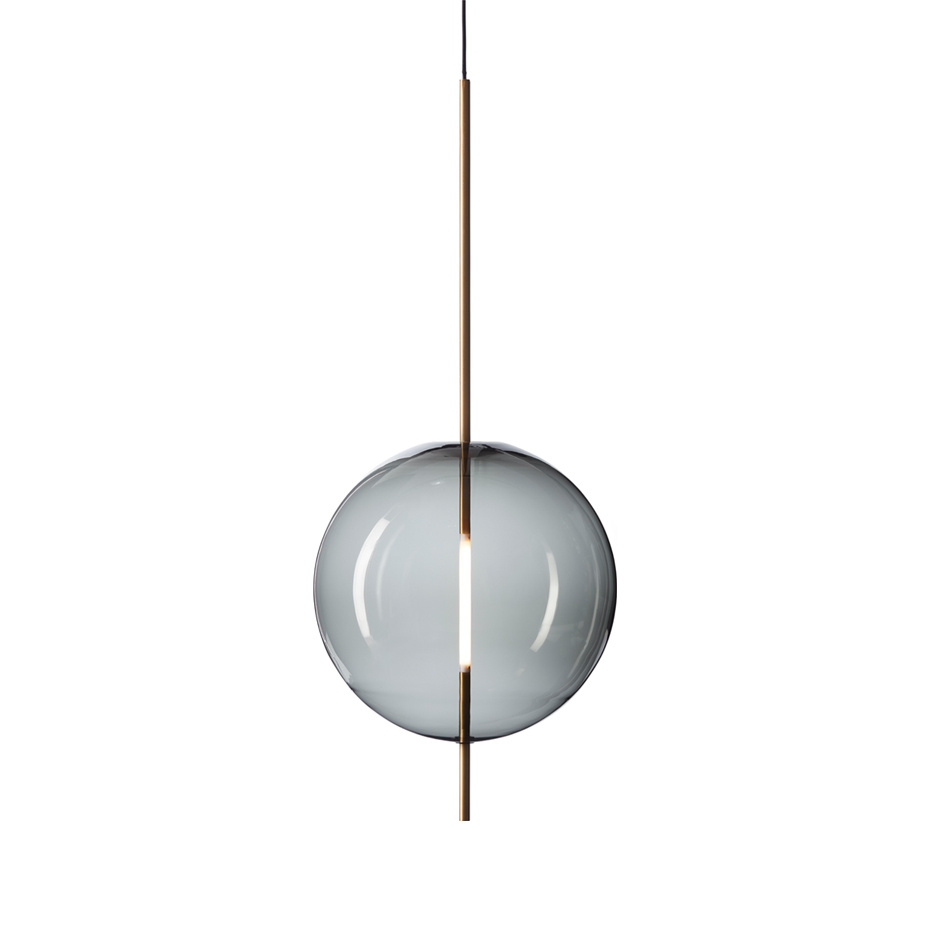 Kandinsky 45 Pendel Smoked Grey/Brass