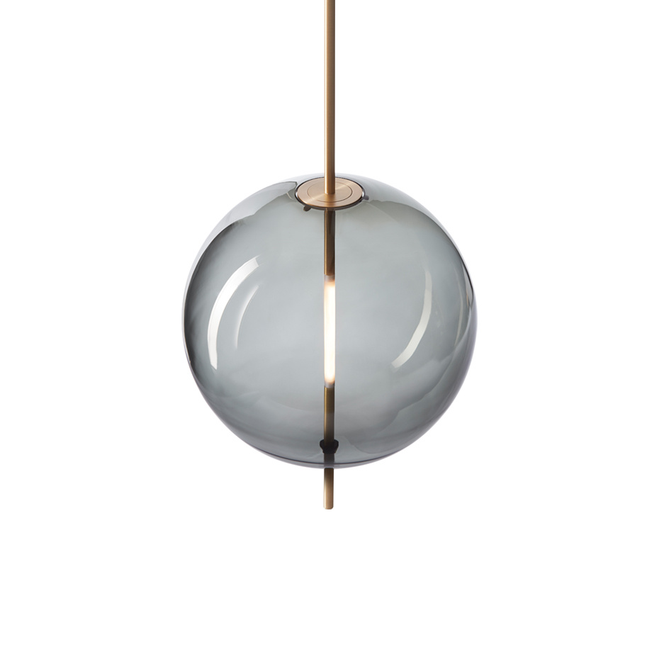 Kandinsky 45 Pendel Smoked Grey/Brass