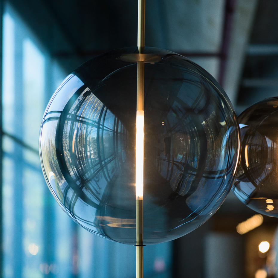 Kandinsky 45 Pendel Smoked Grey/Brass