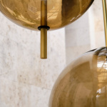 Kandinsky 45 Pendel Smoked Grey/Brass Kandinsky 45 Pendel Smoked Grey/Brass