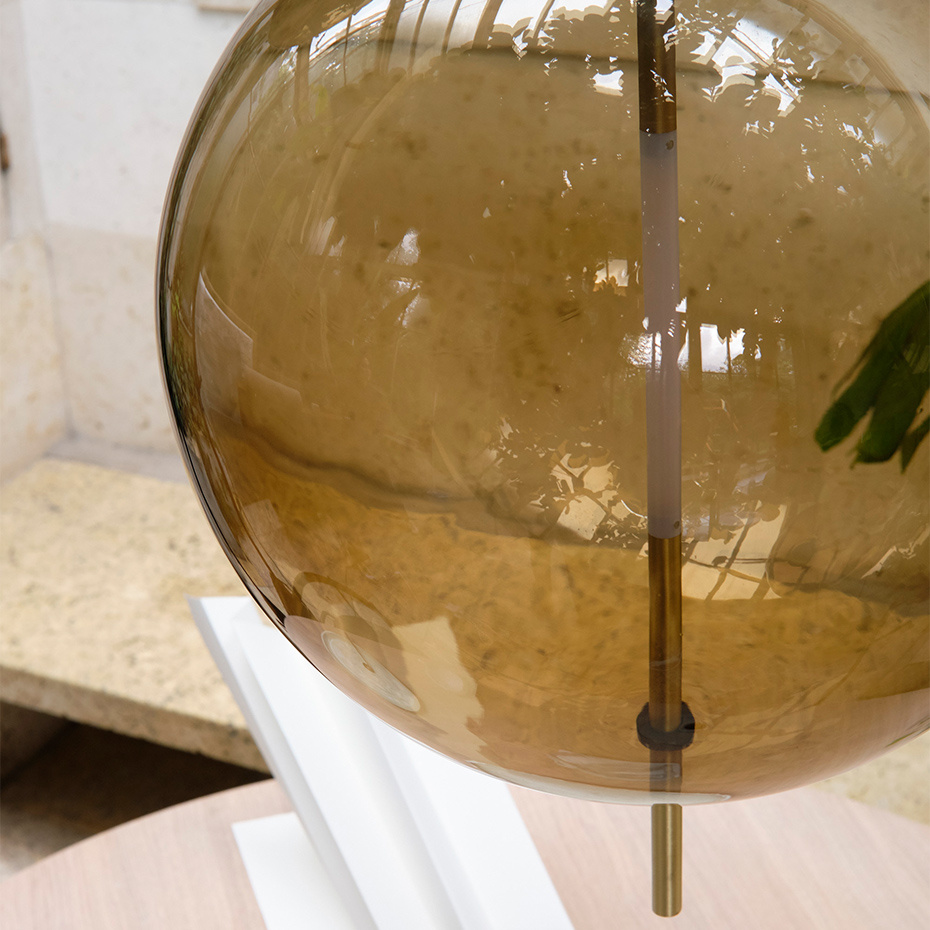 Kandinsky 45 Pendel Smoked Grey/Brass