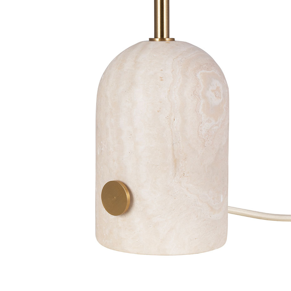 Gino 20 Bordslampa Travertin