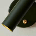 Slender Vägglampa Bottle Green/Mässing Slender Vägglampa Bottle Green/Mässing