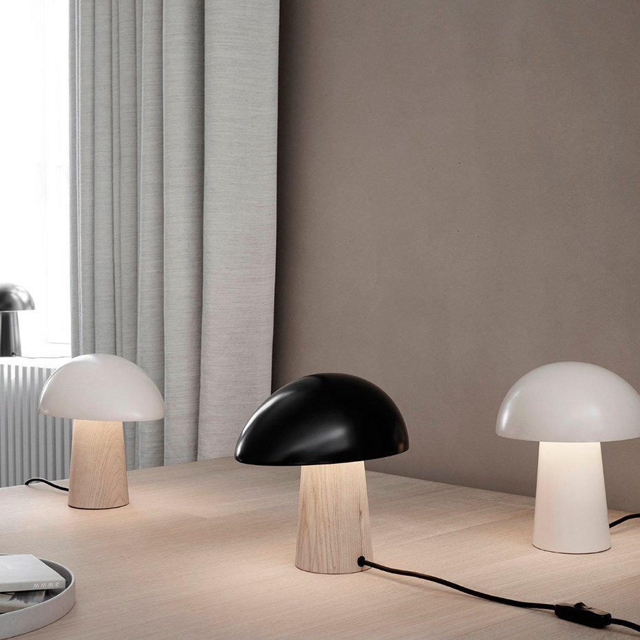 Night Owl Bordslampa Midnight Blue/Ash