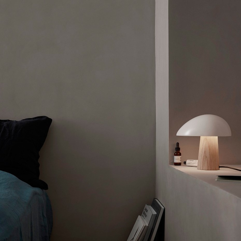 Night Owl Bordslampa Midnight Blue/Ash