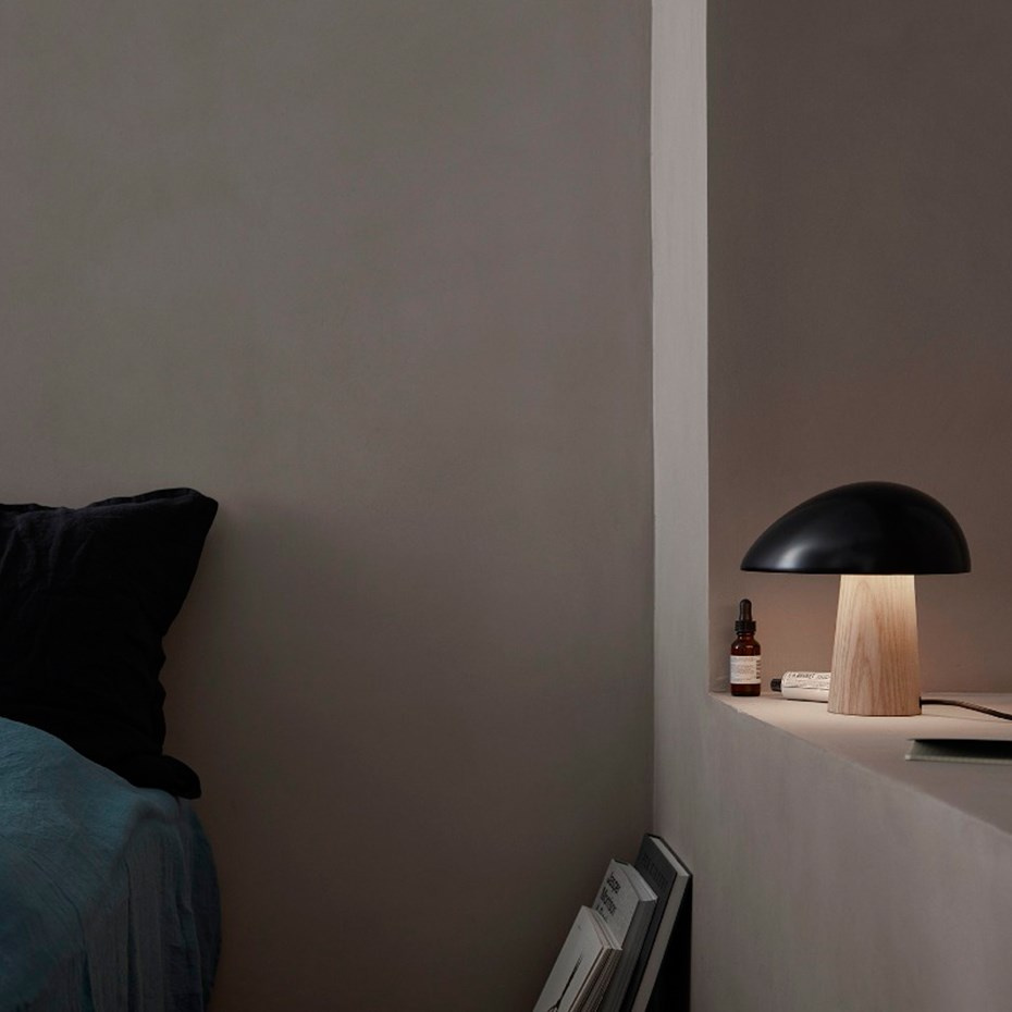 Night Owl Bordslampa Smokey White