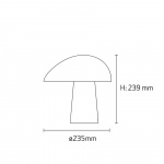 Night Owl Bordslampa Smokey White Night Owl Bordslampa Smokey White