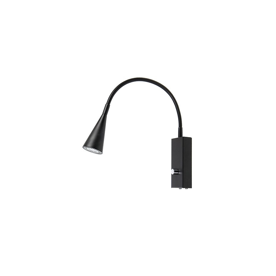 Ledro Vägglampa Mattsvart