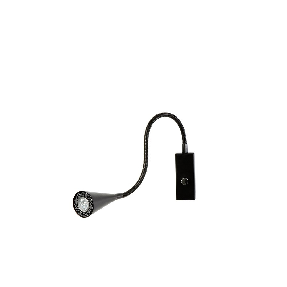 Ledro Vägglampa Mattsvart