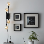 Regal XL Vägglampa Svart Struktur Regal XL Vägglampa Svart Struktur