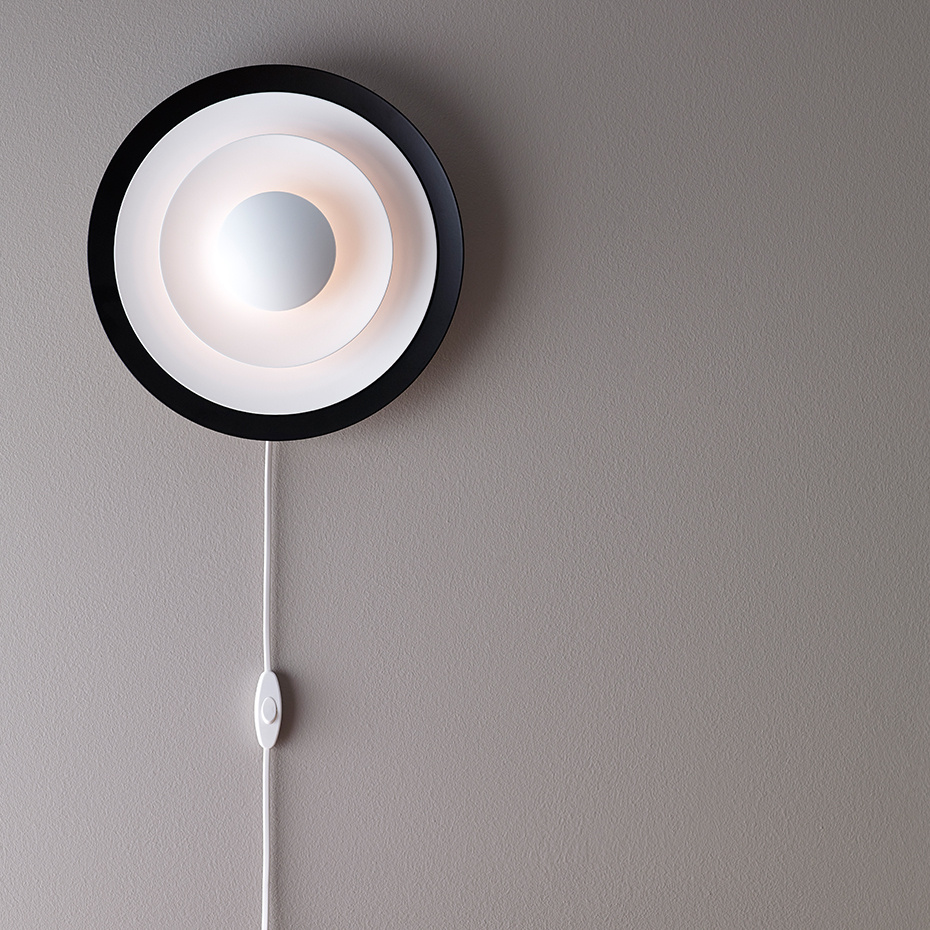 Diablo Vägglampa Ø30cm Mässing