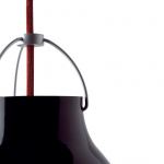 Caravaggio P1 Pendel High-Gloss Black/Red