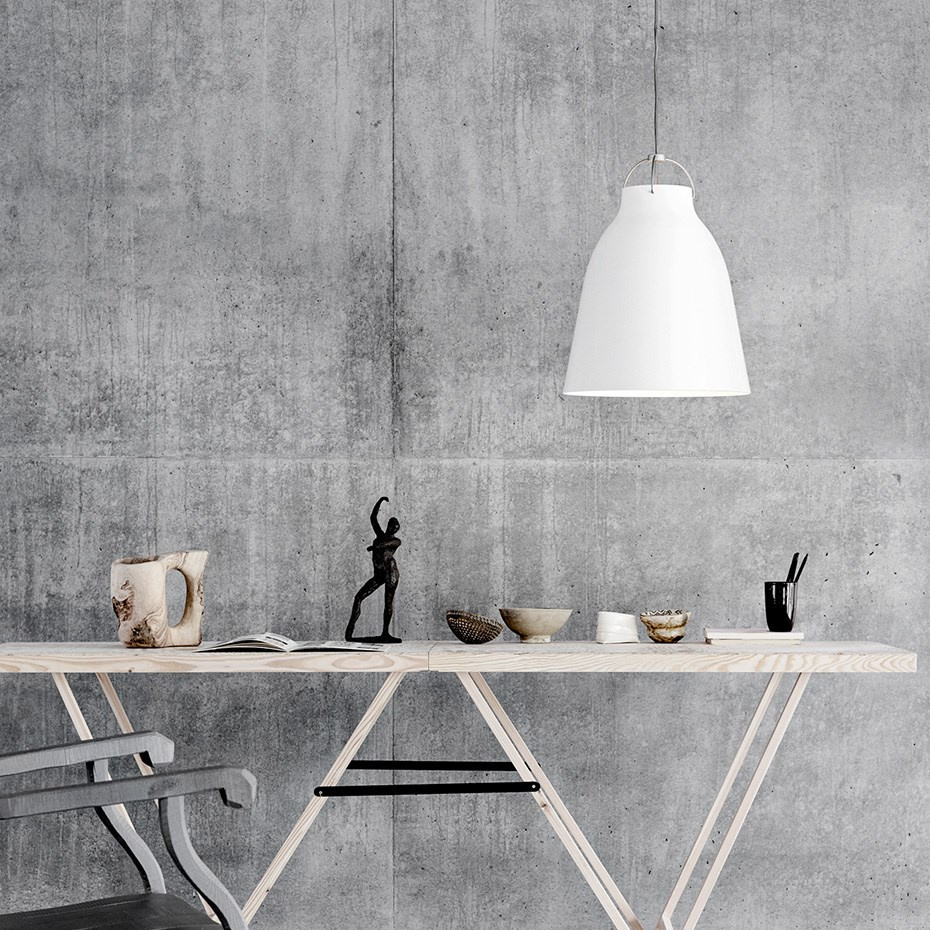 Caravaggio P1 Pendel High-Gloss White