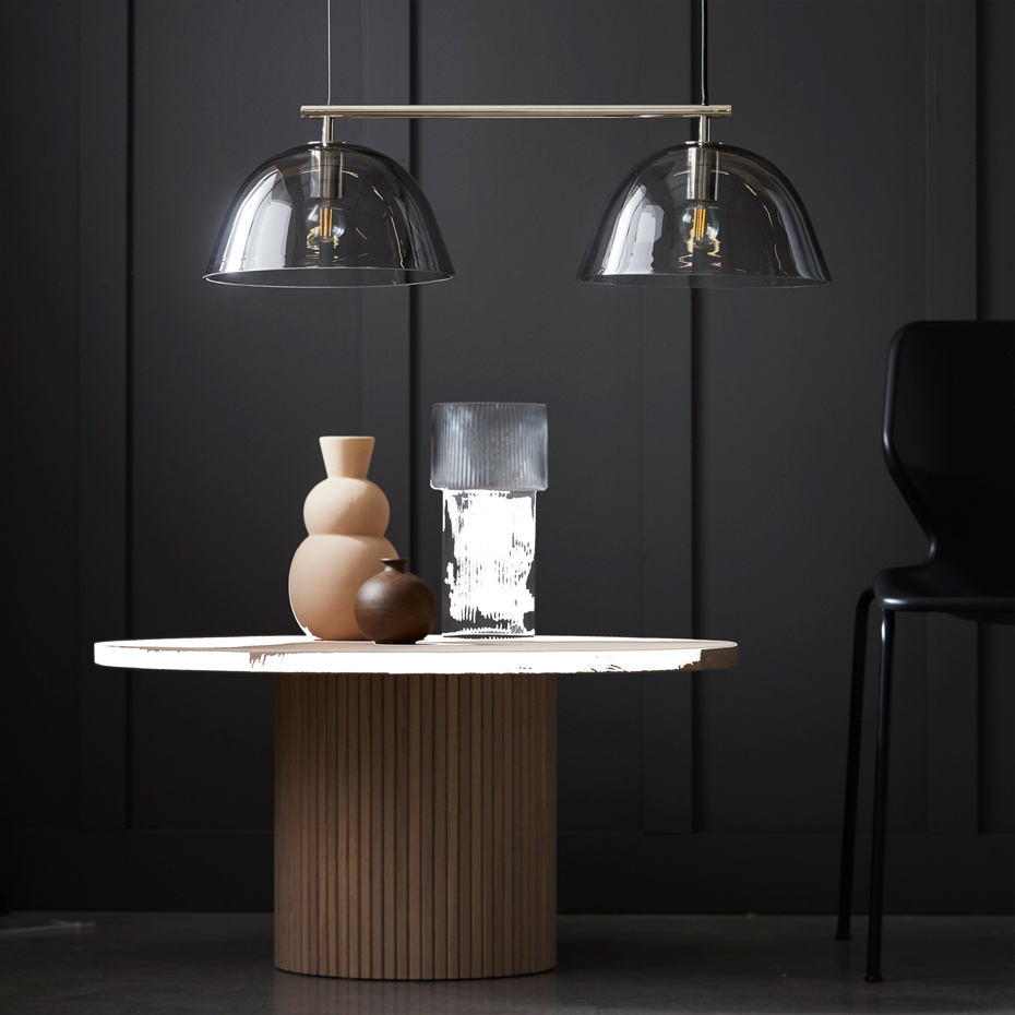 Wendo 70 Pendel Nickel/Rökfärgad