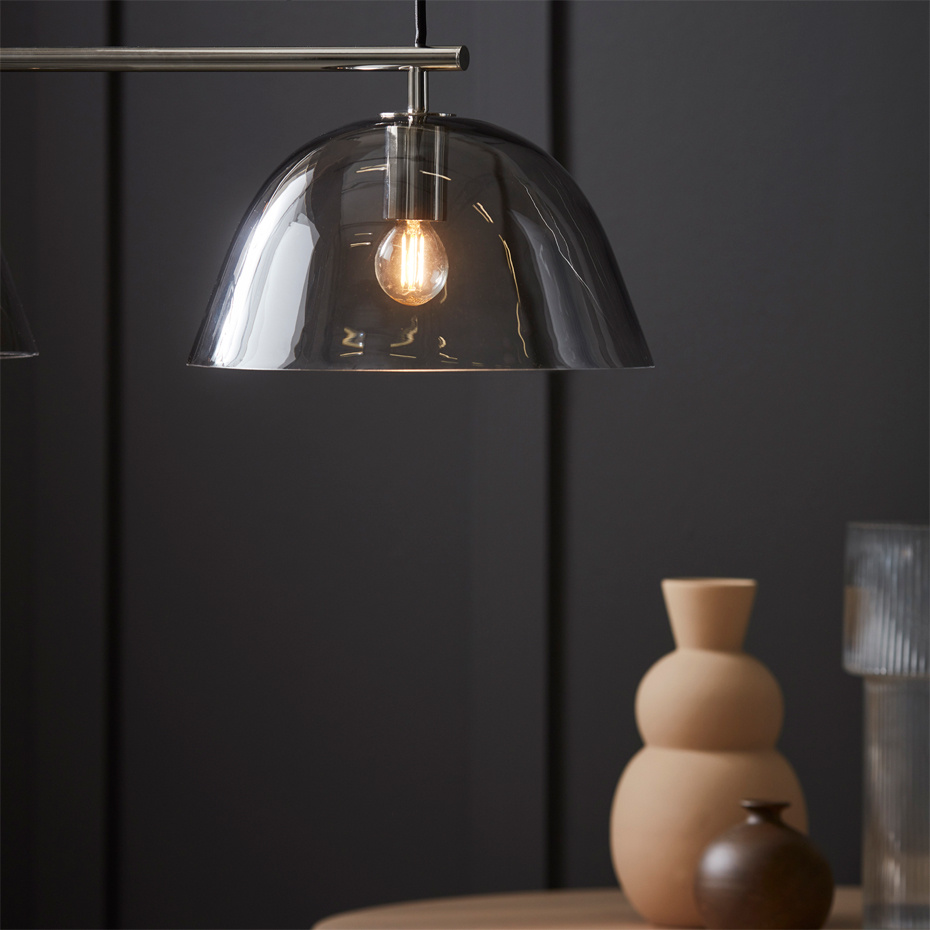 Wendo 70 Pendel Nickel/Rökfärgad