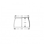 PH 2/1 Underskärm Opalglas PH 2/1 Underskärm Opalglas